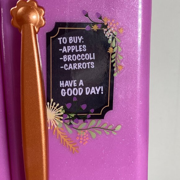 Our Generation Gourmet Kitchen Purple Refrigerator For 18" Dolls NO ACCESSORIES - Picture 2 of 14